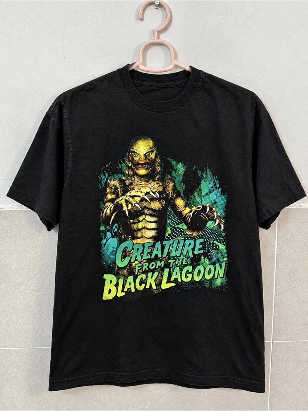 Creature from the Black Lagoon Horror Graphic Tee in Black